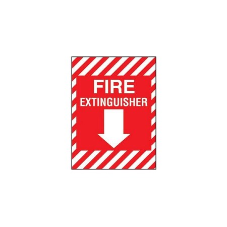 Panduit NON-ADH RIGID, SIGN, POLYETHYLENE, 'FIRE, EXTINGUISHER' PRS1209B317